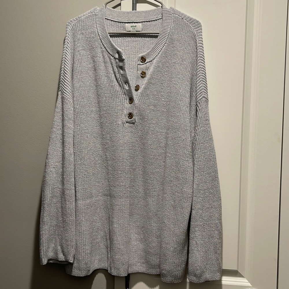 Aerie Oversized Button Up Sweater